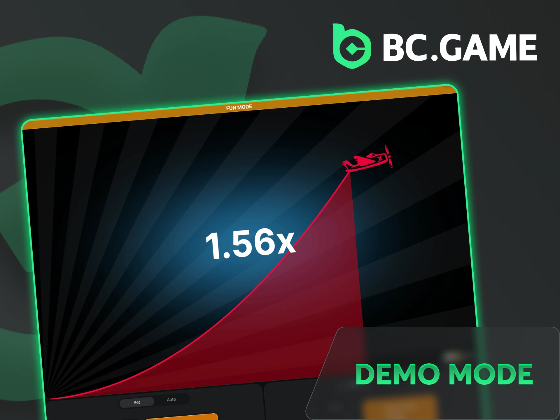 Play Aviator without any risk using demo mode at BC Game.