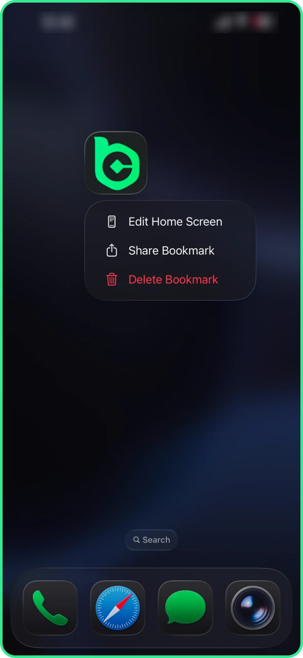 Open the BC Game app from your home screen.