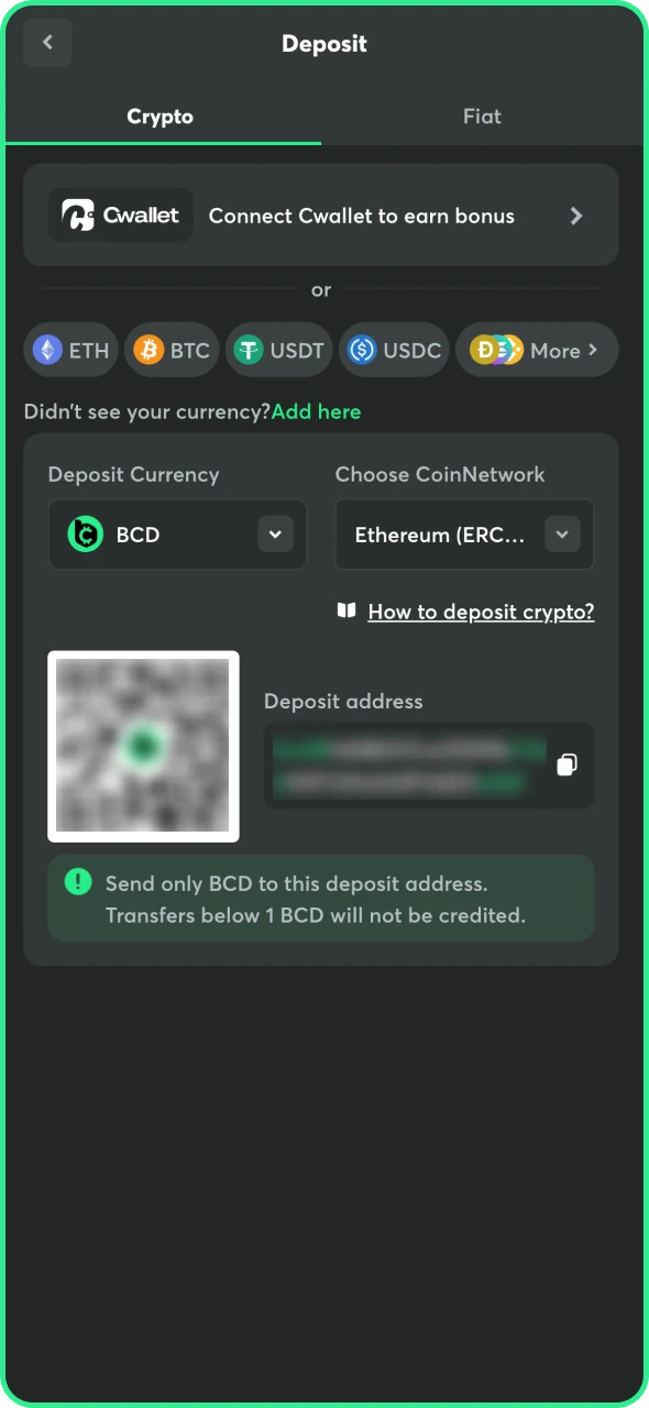 Top up your account at BC Game platform.