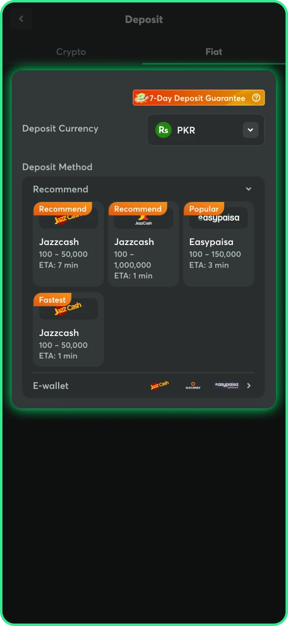 Make your deposit at BC Game to start placing Dota2 bets.