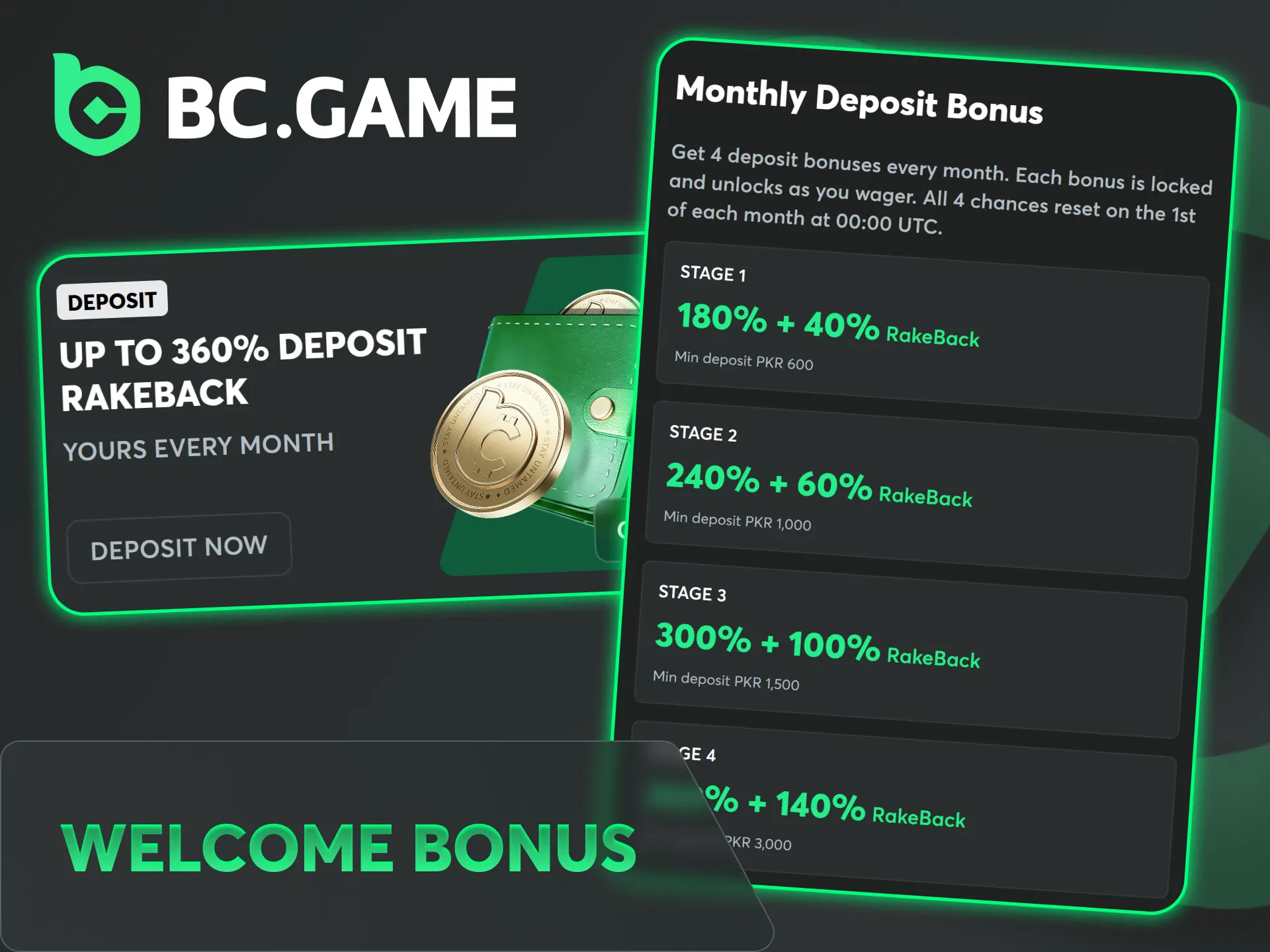 Unlock your special welcome bonus today on the BC Game App.